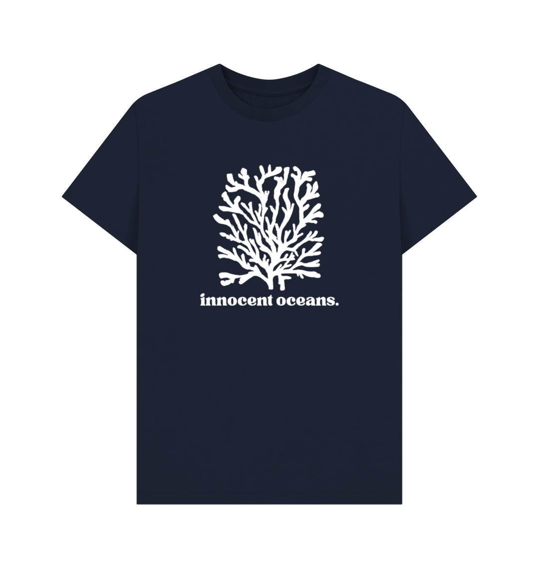 Navy Blue Printed T-shirt