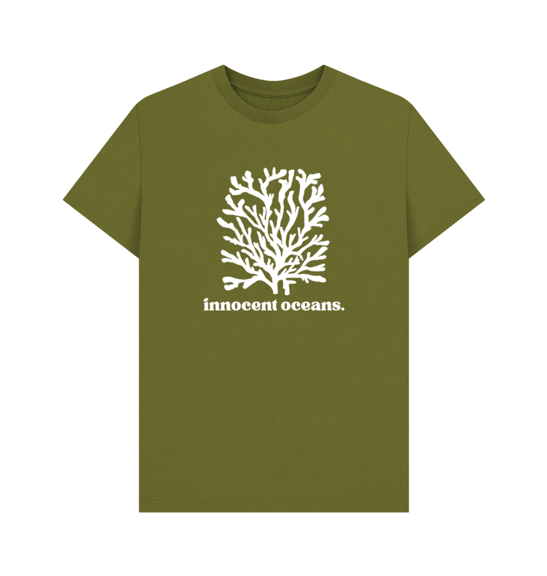 Moss Green Printed T-shirt