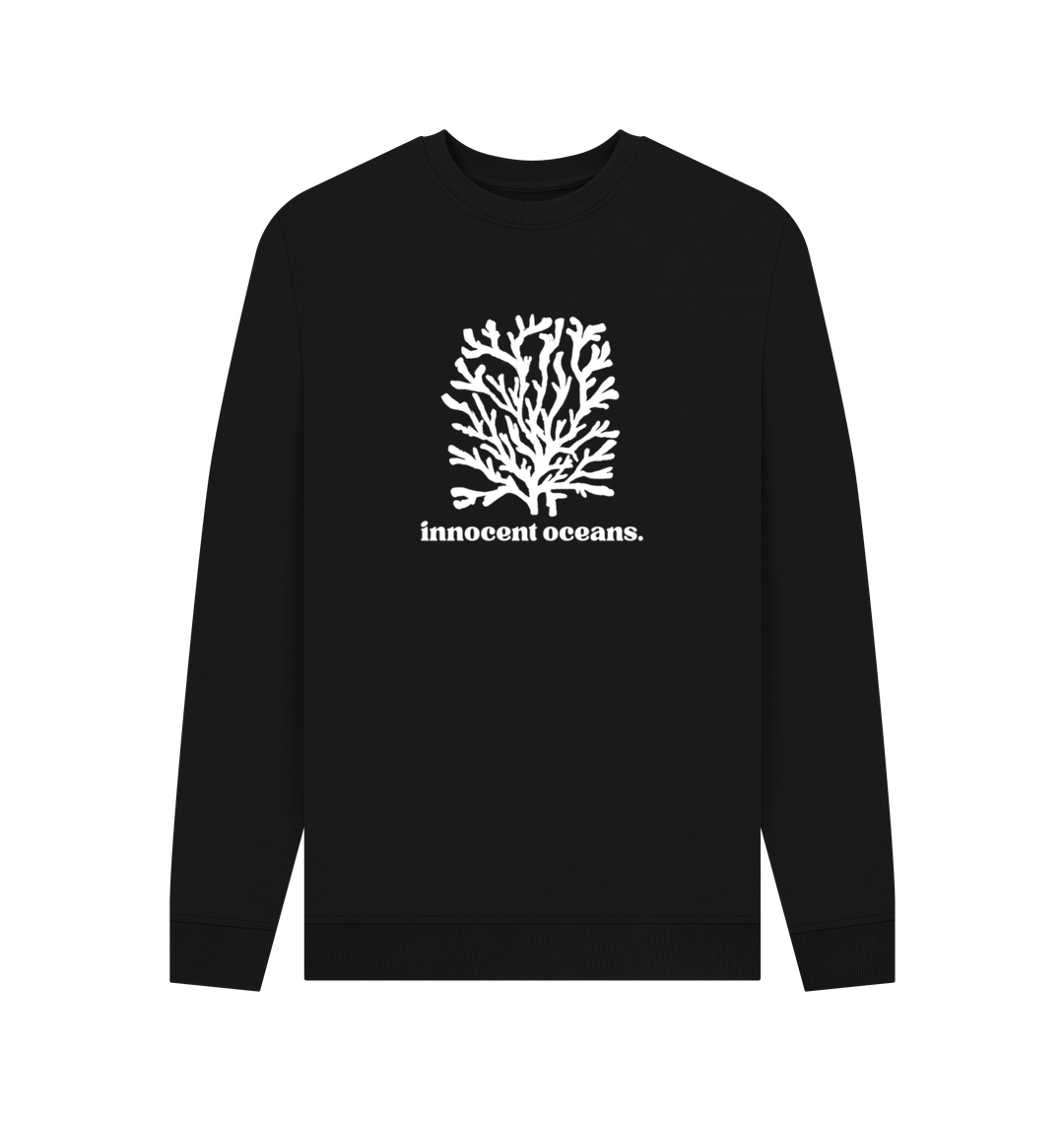 Black Printed Sweater