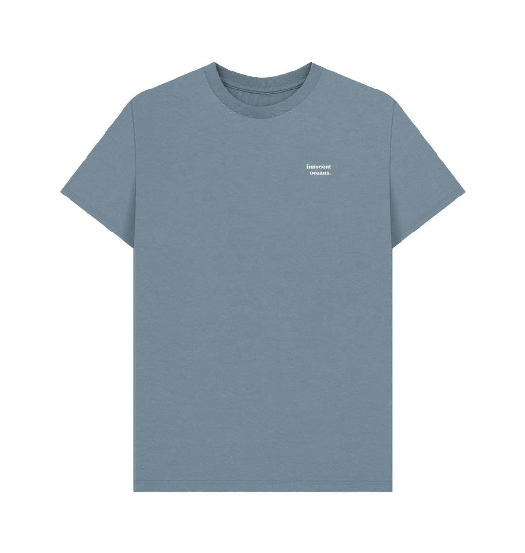 Stone Blue Printed T-shirt