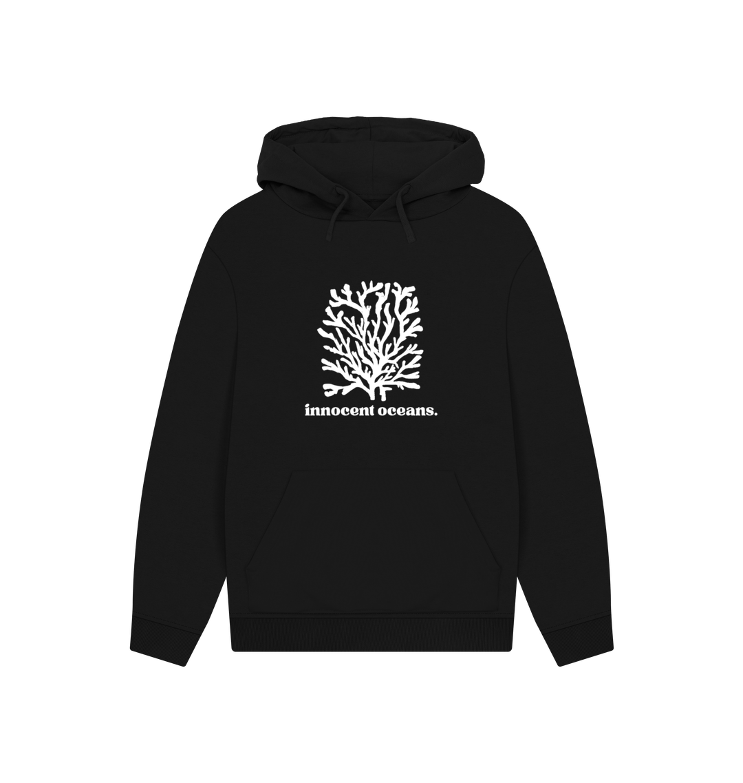 Black Printed Hoody