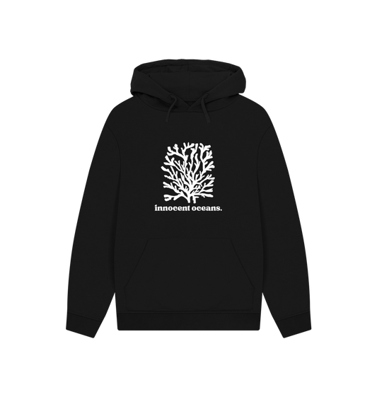 Black Printed Hoody