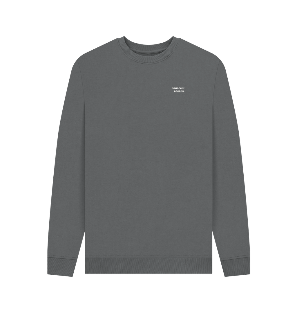 Slate Grey Printed Sweater