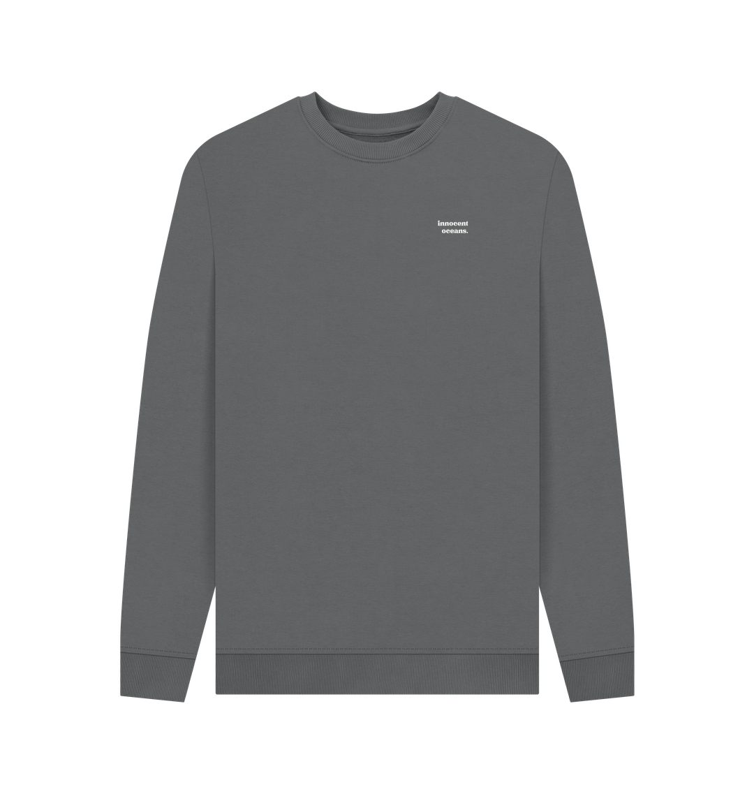 Slate Grey Printed Sweater