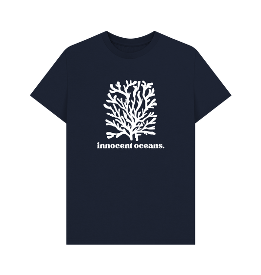 Navy Blue Printed T-shirt