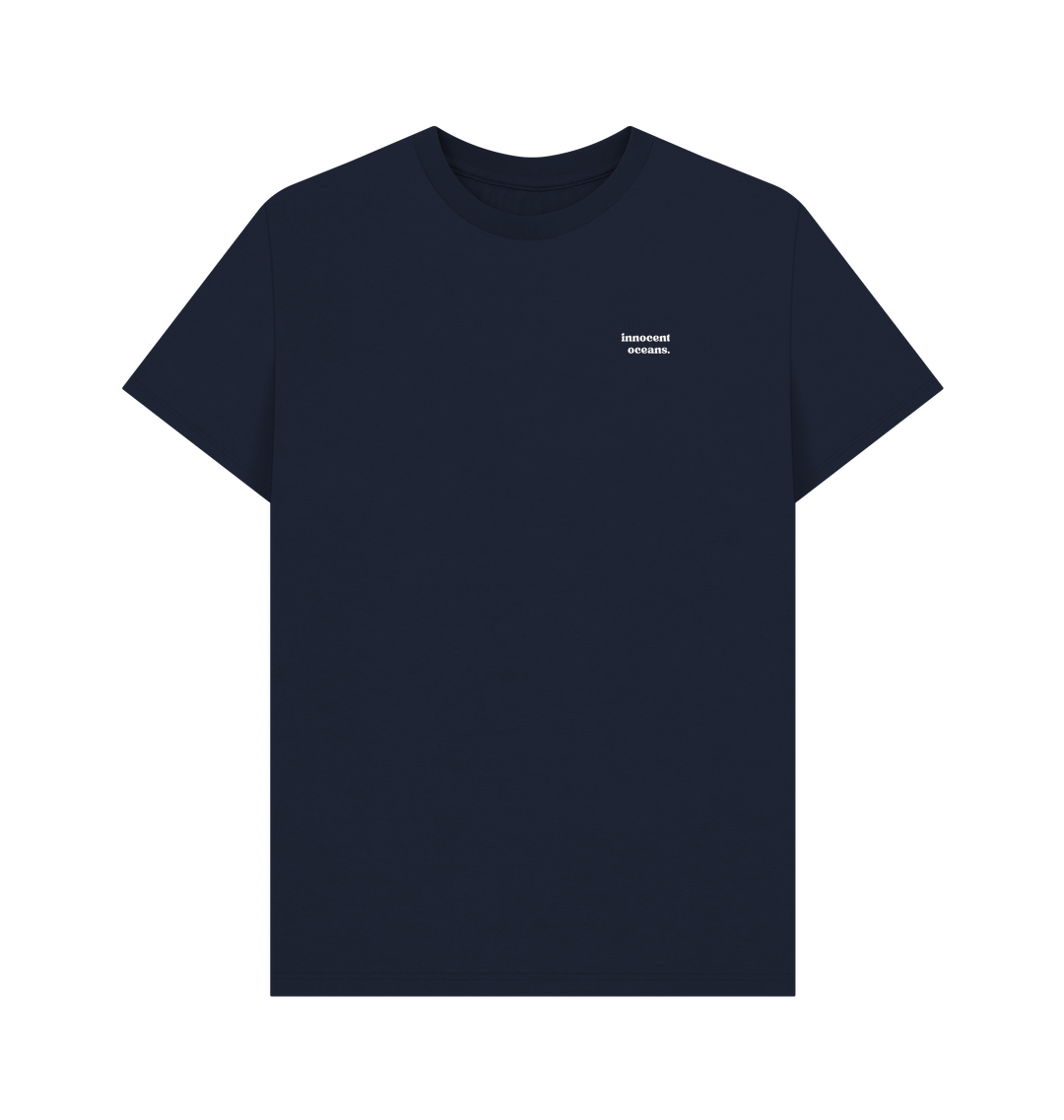 Navy Blue Printed T-shirt
