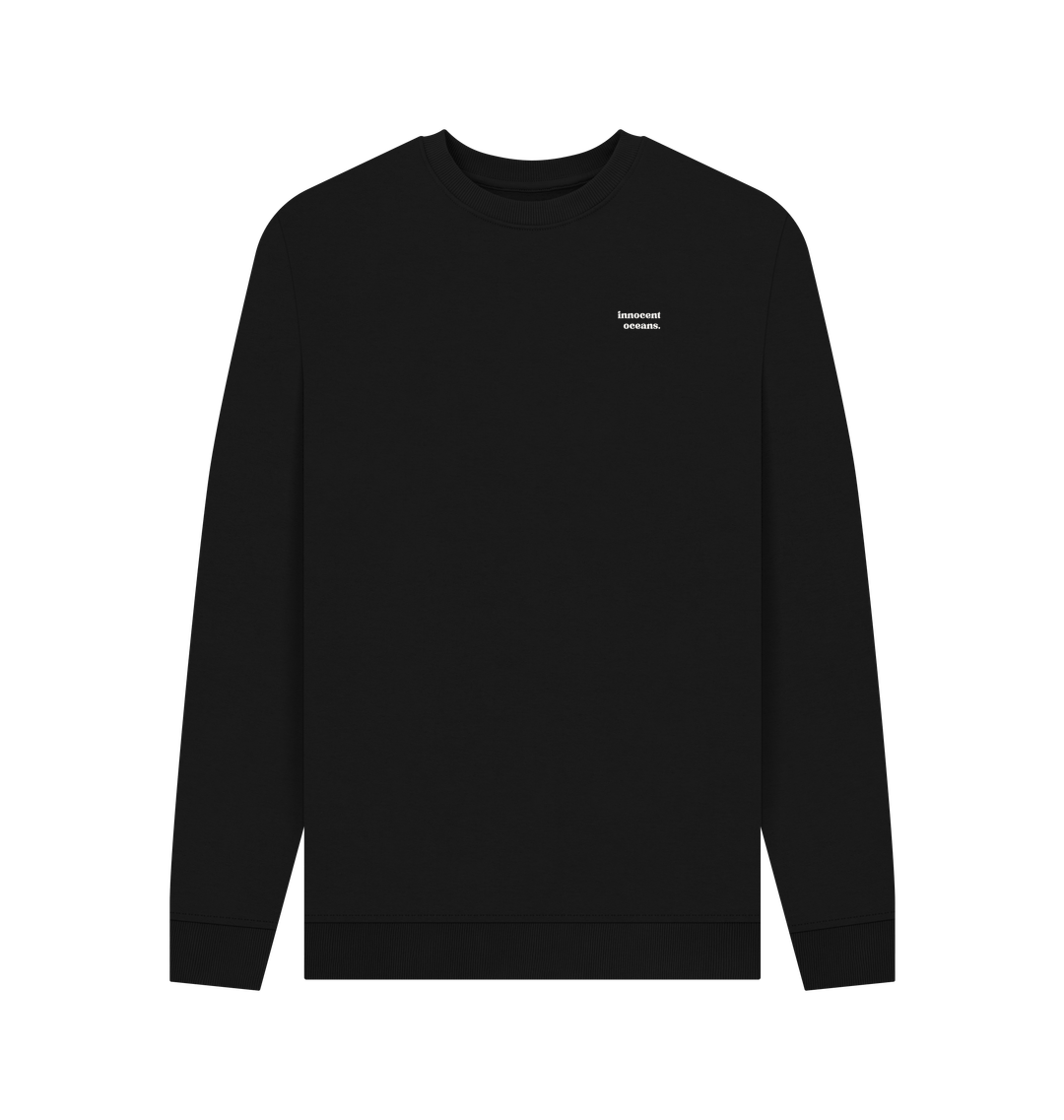 Black Printed Sweater